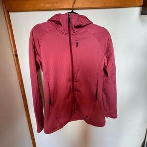 Black Diamond Women's Rose Red Hooded Utility Jacket